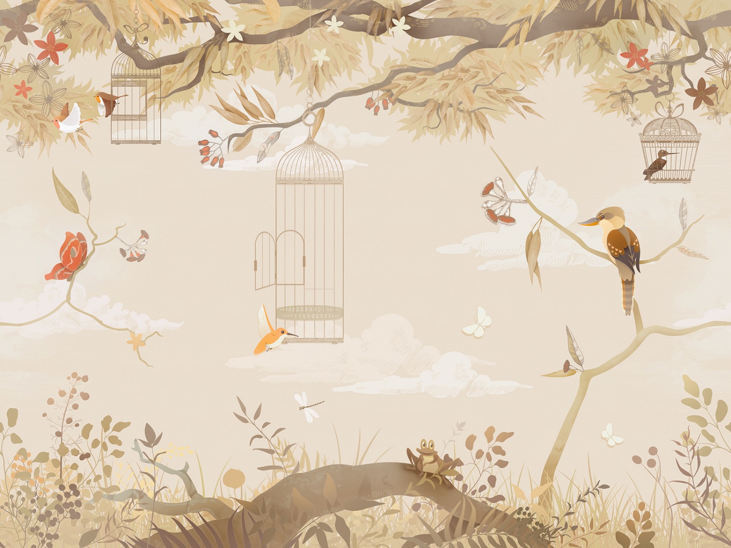 Панно Affresco Сказки OF630-COL2 2x2,68 м