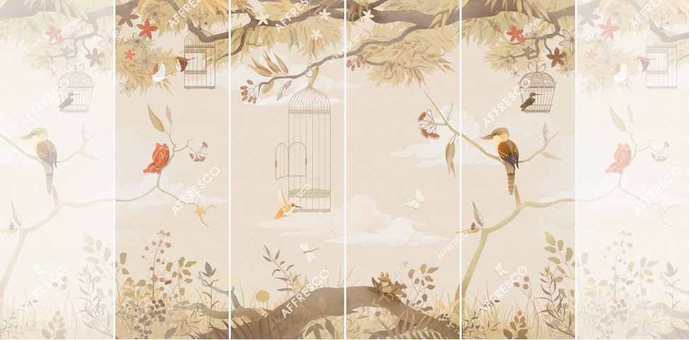 Панно Affresco Сказки OF630-COL2 2x2,68 м