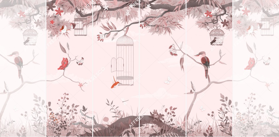 Панно Affresco Сказки OF630-COL3 2x2,68 м