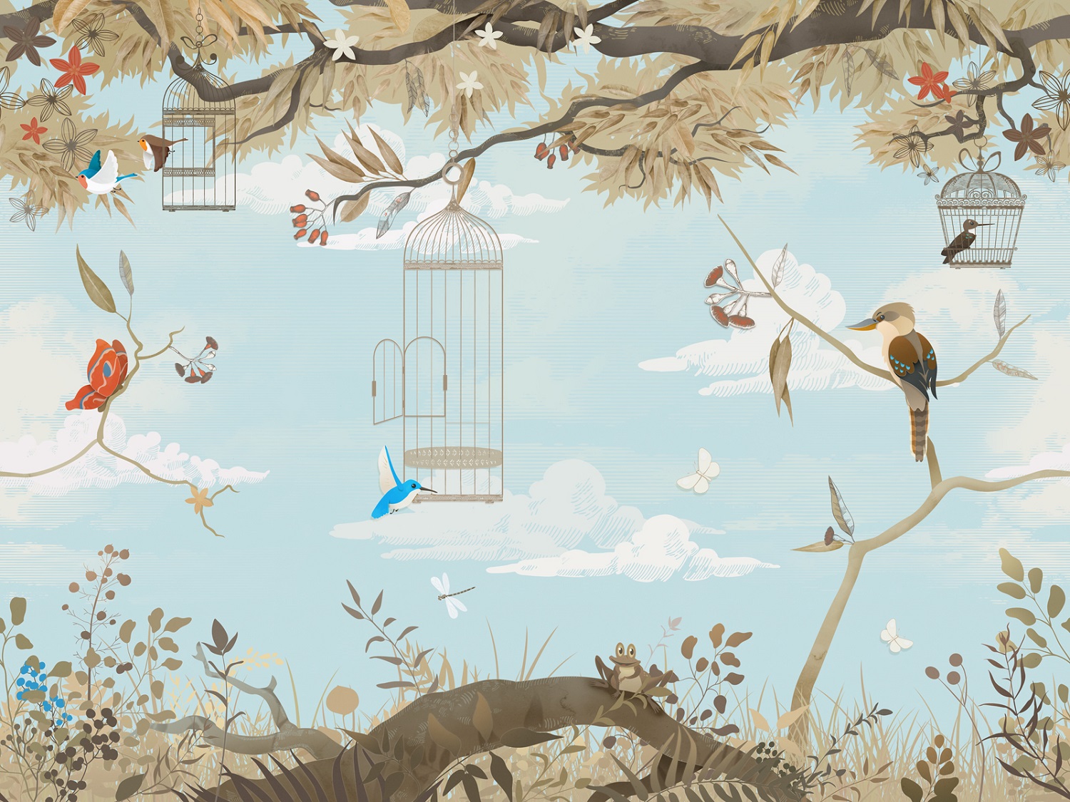 Панно Affresco Сказки OF630-COL4 2x2,68 м