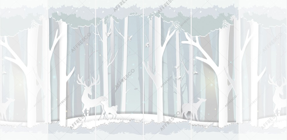 Панно Affresco Сказки ZK661-COL4 2x2,68 м