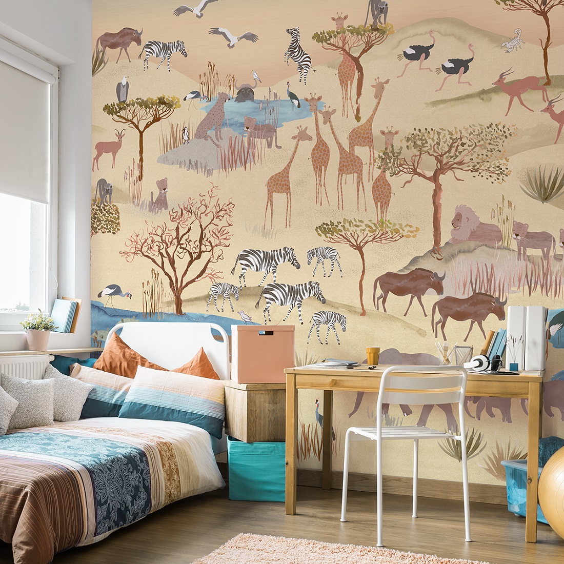 Панно Affresco Сказки NL670-COL1 2x2,68 м фото в интерьере