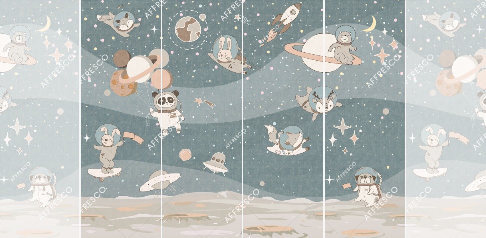 Панно Affresco Сказки ZK672-COL1 2x2,68 м