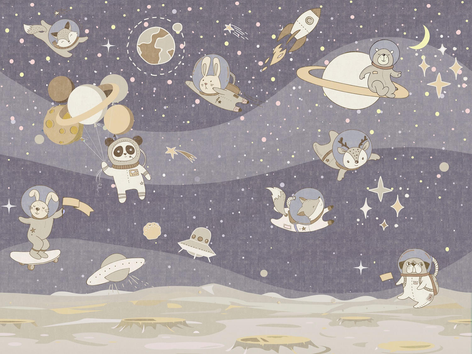 Панно Affresco Сказки ZK672-COL2 2x2,68 м