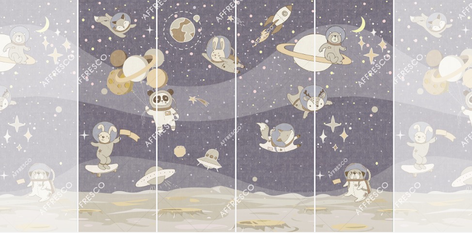 Панно Affresco Сказки ZK672-COL2 2x2,68 м