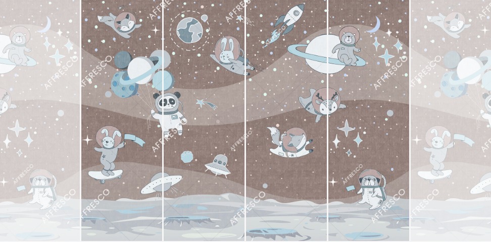 Панно Affresco Сказки ZK672-COL3 2x2,68 м