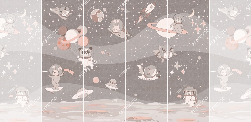 Панно Affresco Сказки ZK672-COL4 2x2,68 м