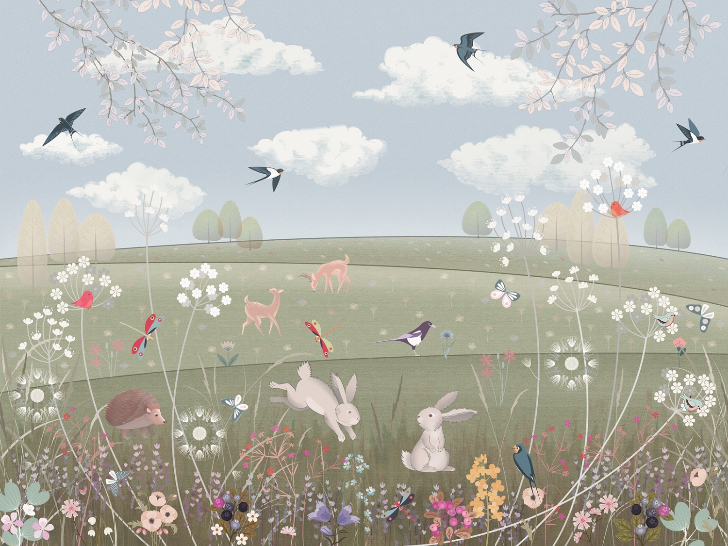 Панно Affresco Сказки AL606-COL2 2x2,68 м