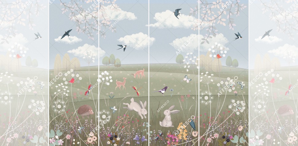 Панно Affresco Сказки AL606-COL2 2x2,68 м