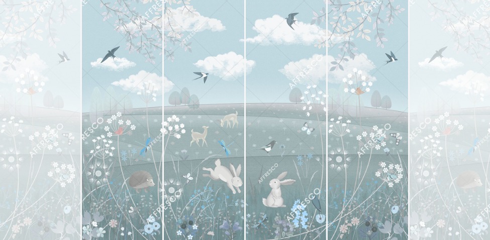 Панно Affresco Сказки AL606-COL3 2x2,68 м