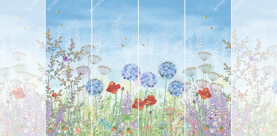 Панно Affresco Сказки IL648-COL1 2x2,68 м Панно Affresco Сказки IL648-COL1 2x2,68 м