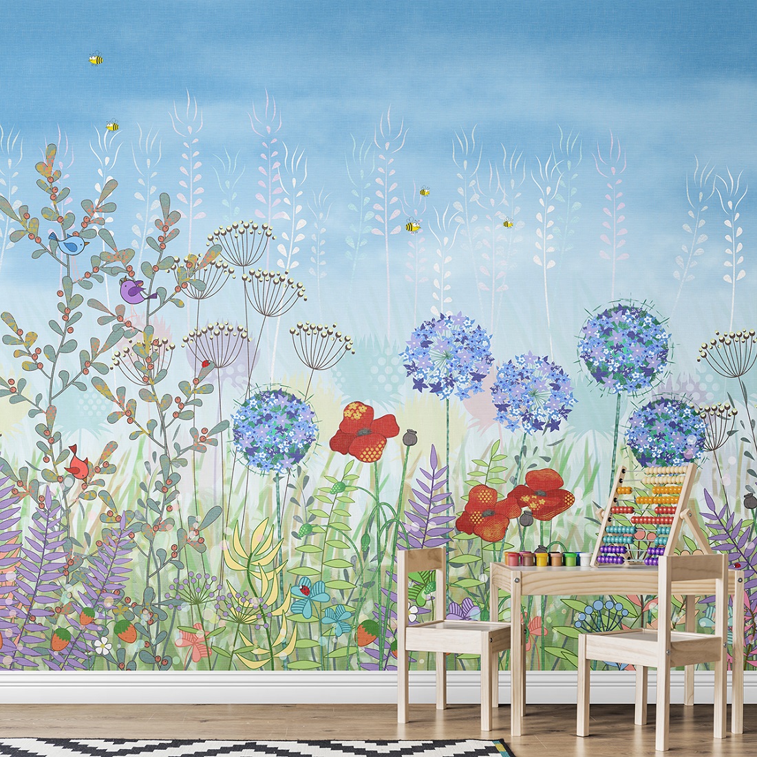 Панно Affresco Сказки IL648-COL1 2x2,68 м фото в интерьере