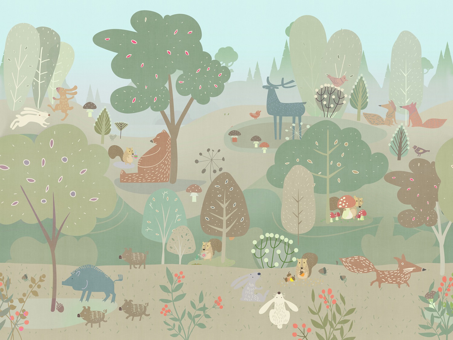 Панно Affresco Сказки ZK633-COL1 2x2,68 м