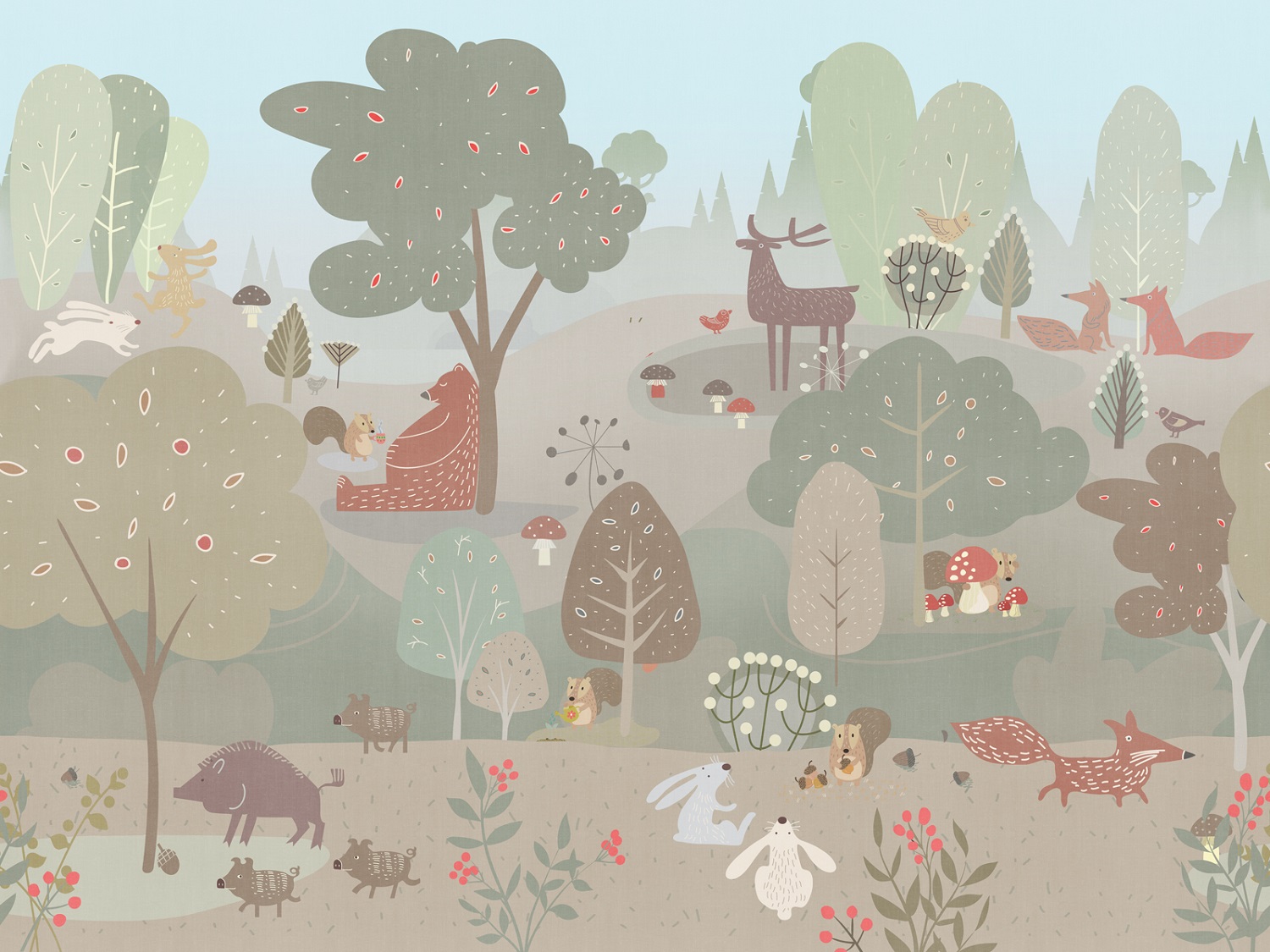 Панно Affresco Сказки ZK633-COL2 2x2,68 м