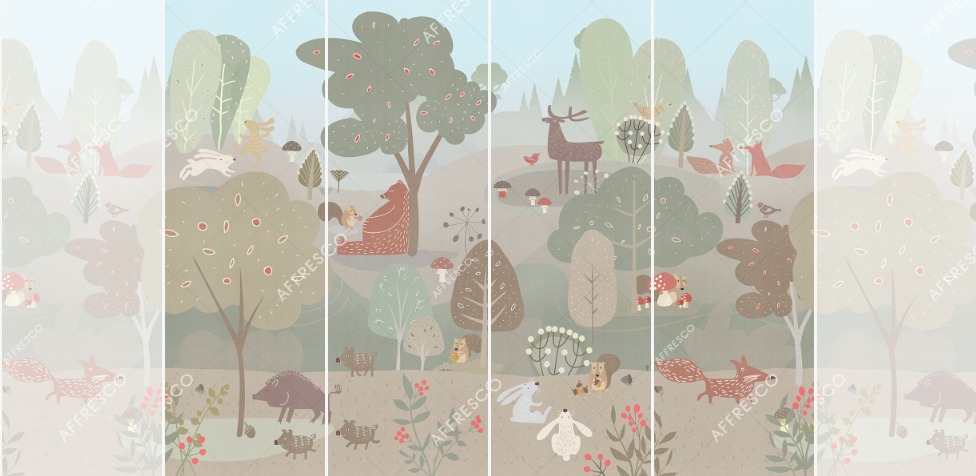 Панно Affresco Сказки ZK633-COL2 2x2,68 м