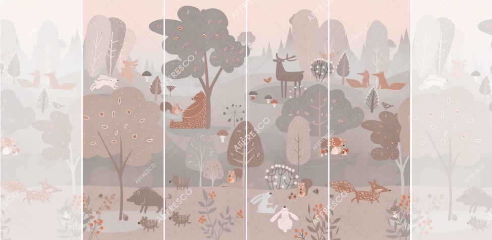 Панно Affresco Сказки ZK633-COL4 2x2,68 м