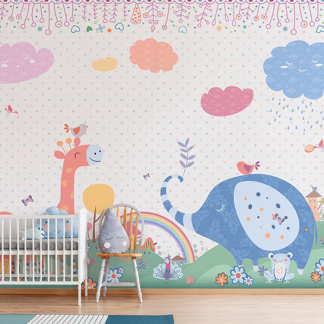 Панно Affresco Сказки DP694-COL1 2x2,68 м фото в интерьере