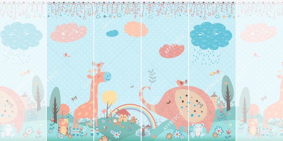 Панно Affresco Сказки DP694-COL2 2x2,68 м