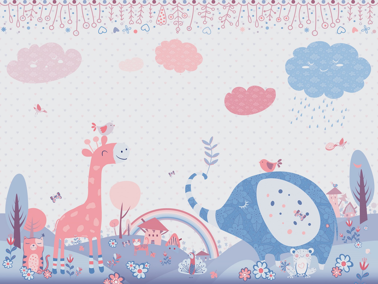 Панно Affresco Сказки DP694-COL3 2x2,68 м