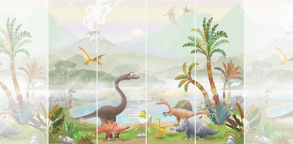 Панно Affresco Сказки AH618-COL1 2x2,68 м