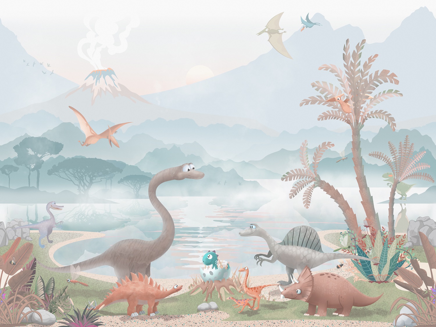 Панно Affresco Сказки AH618-COL3 2x2,68 м