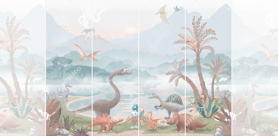 Панно Affresco Сказки AH618-COL3 2x2,68 м