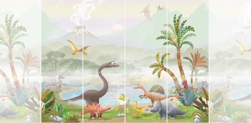 Панно Affresco Сказки AH618-COL4 2x2,68 м