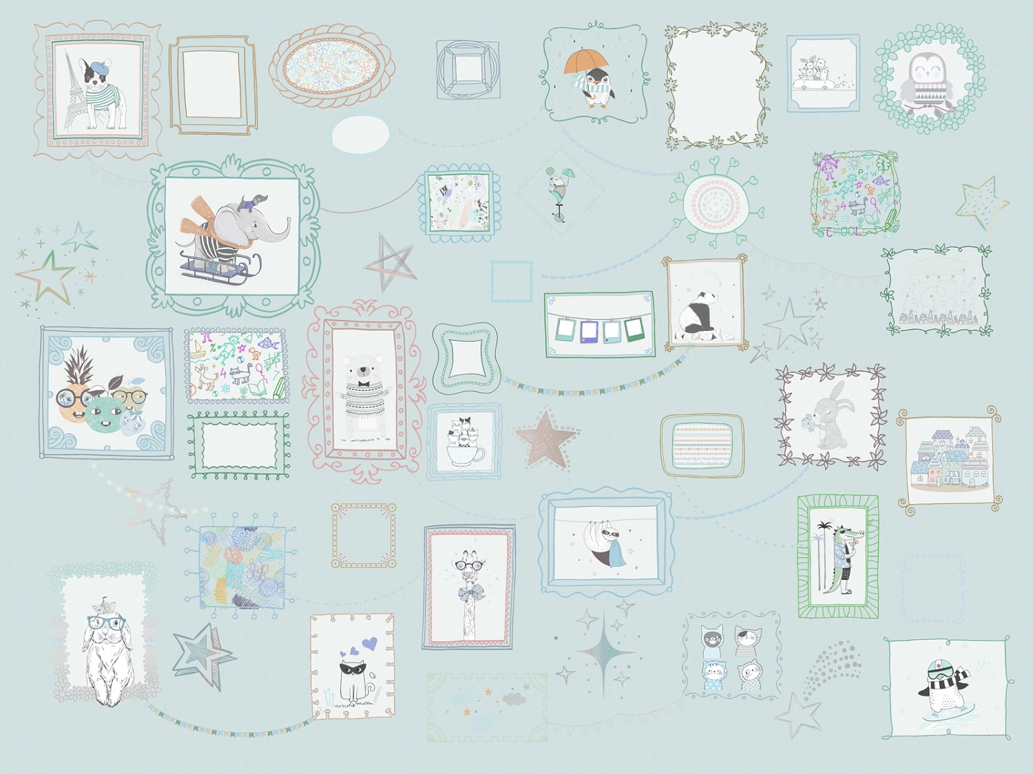 Панно Affresco Сказки ZK674-COL1 2x2,68 м