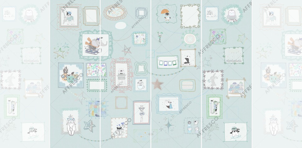 Панно Affresco Сказки ZK674-COL1 2x2,68 м