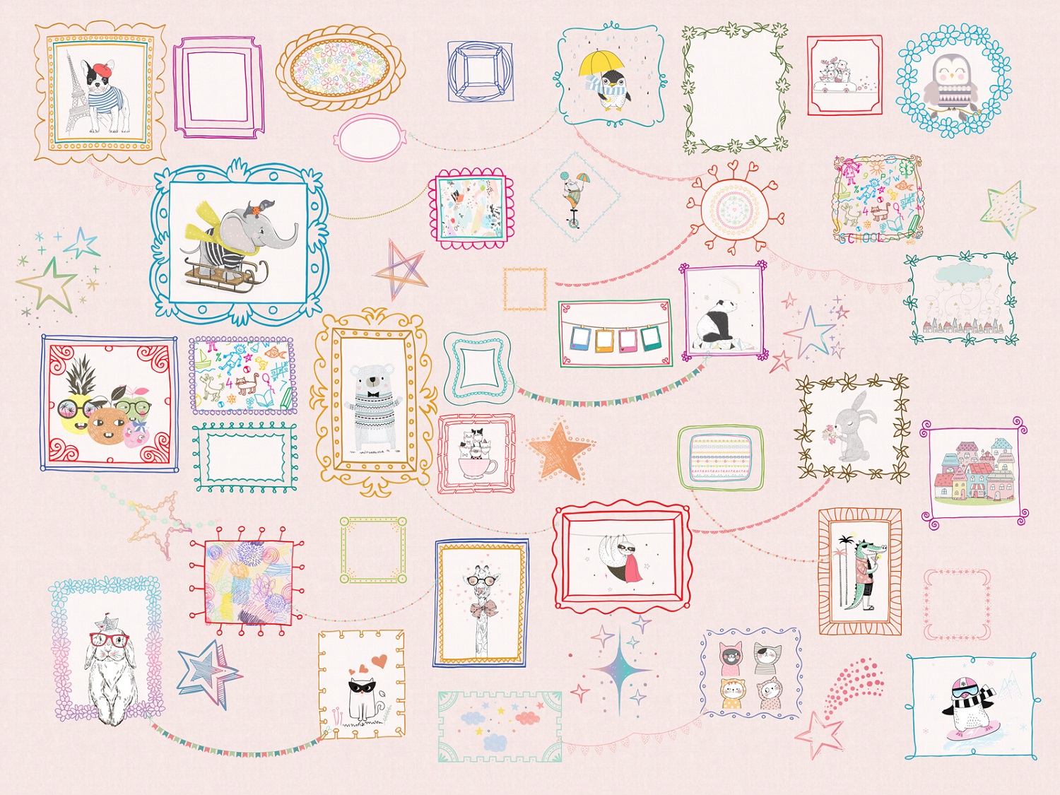 Панно Affresco Сказки ZK674-COL2 2x2,68 м