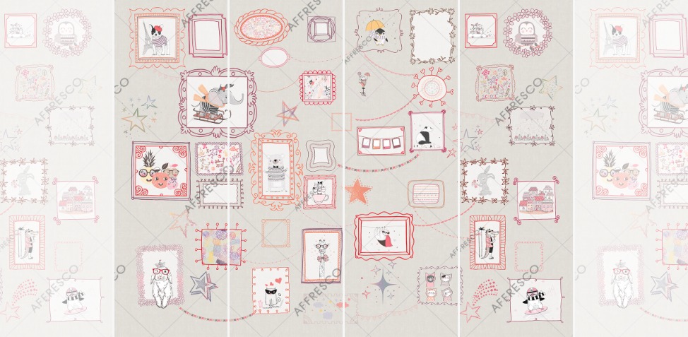 Панно Affresco Сказки ZK674-COL3 2x2,68 м