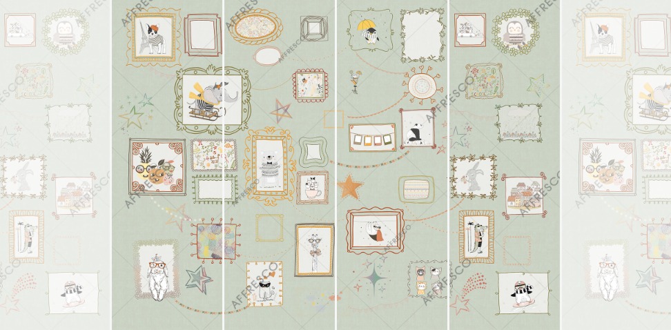 Панно Affresco Сказки ZK674-COL4 2x2,68 м