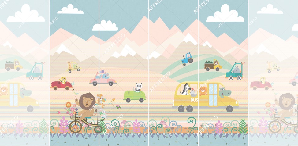 Панно Affresco Сказки ZK675-COL1 2x2,68 м