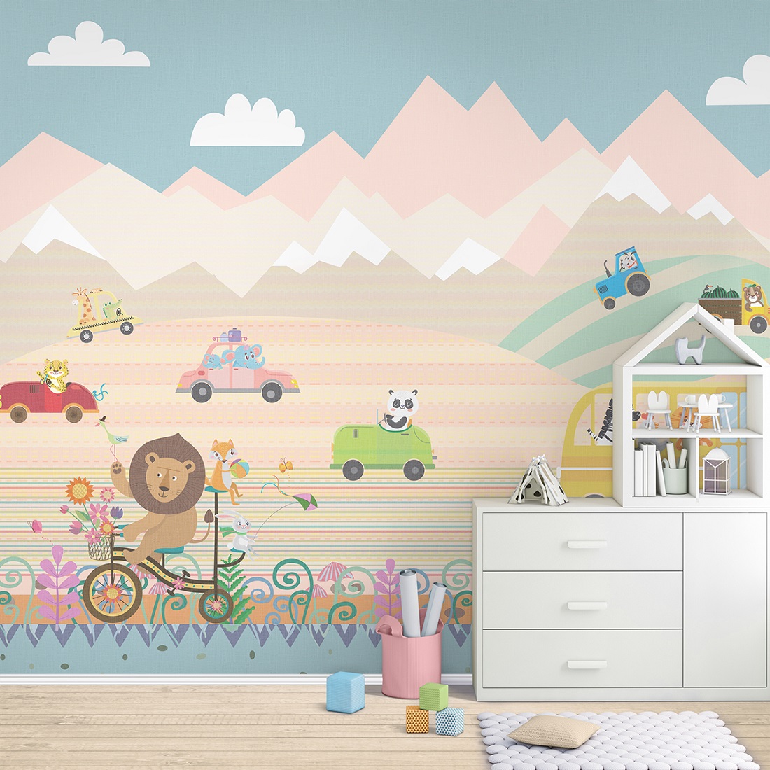 Панно Affresco Сказки ZK675-COL1 2x2,68 м фото в интерьере