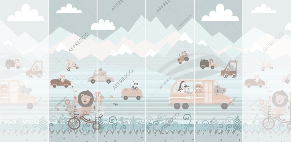 Панно Affresco Сказки ZK675-COL3 2x2,68 м