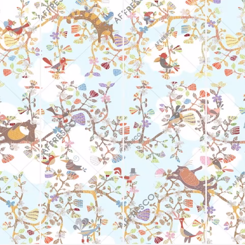 Панно Affresco Сказки ZK659-COL1 2x2,68 м