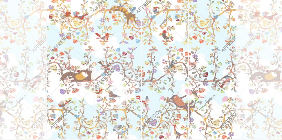 Панно Affresco Сказки ZK659-COL1 2x2,68 м