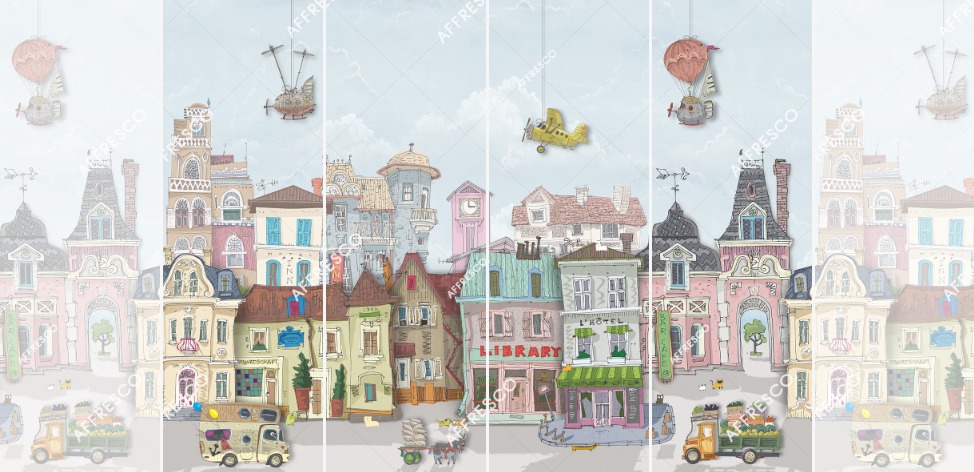 Панно Affresco Сказки SN613-COL1 2x2,68 м