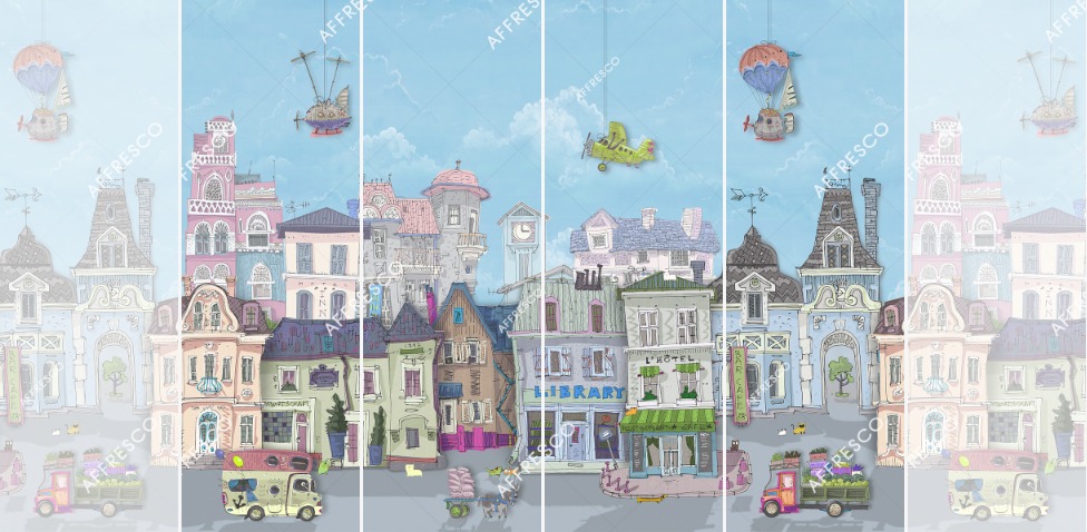 Панно Affresco Сказки SN613-COL2 2x2,68 м