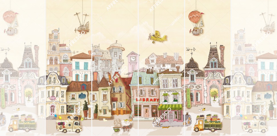 Панно Affresco Сказки SN613-COL3 2x2,68 м