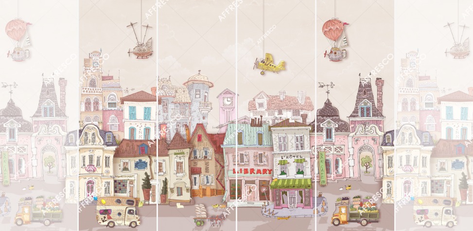 Панно Affresco Сказки SN613-COL4 2x2,68 м