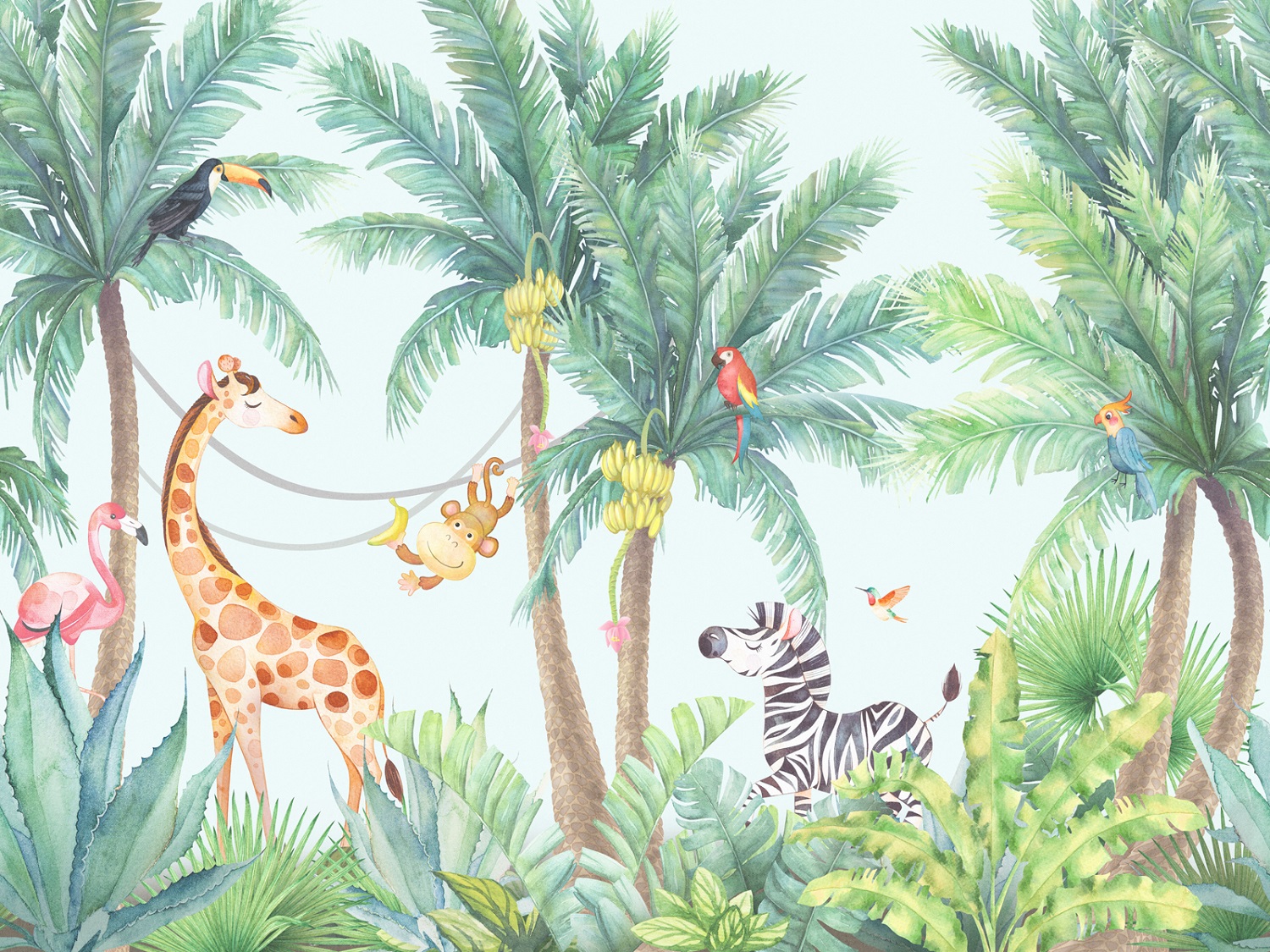 Панно Affresco Сказки DR616-COL1 2x2,68 м Панно Affresco Сказки DR616-COL1 2x2,68 м