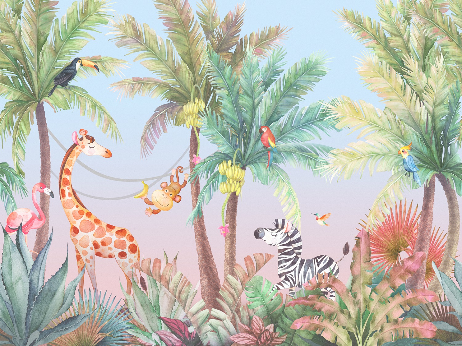 Панно Affresco Сказки DR616-COL4 2x2,68 м