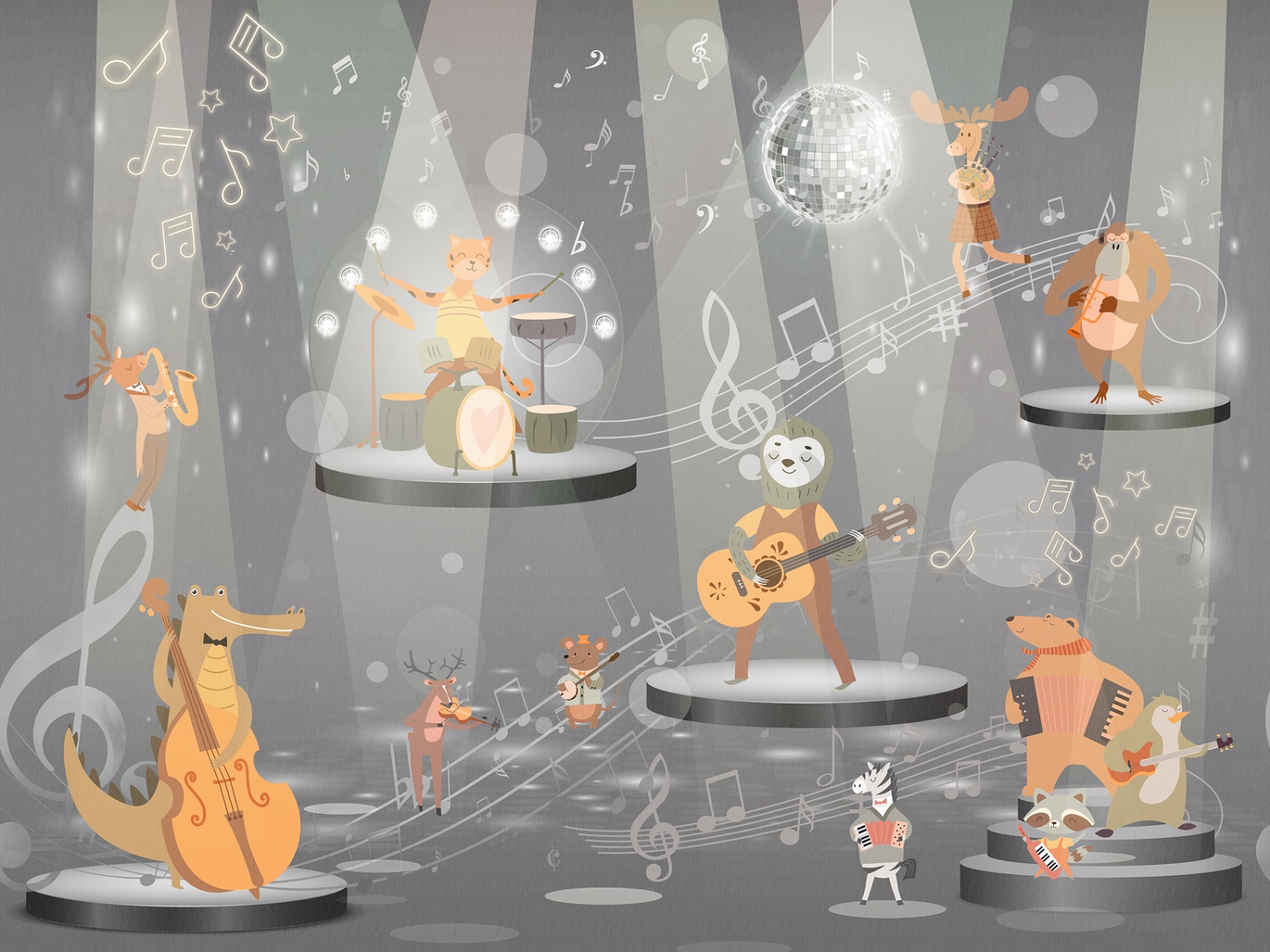 Панно Affresco Сказки ZK649-COL3 2x2,68 м