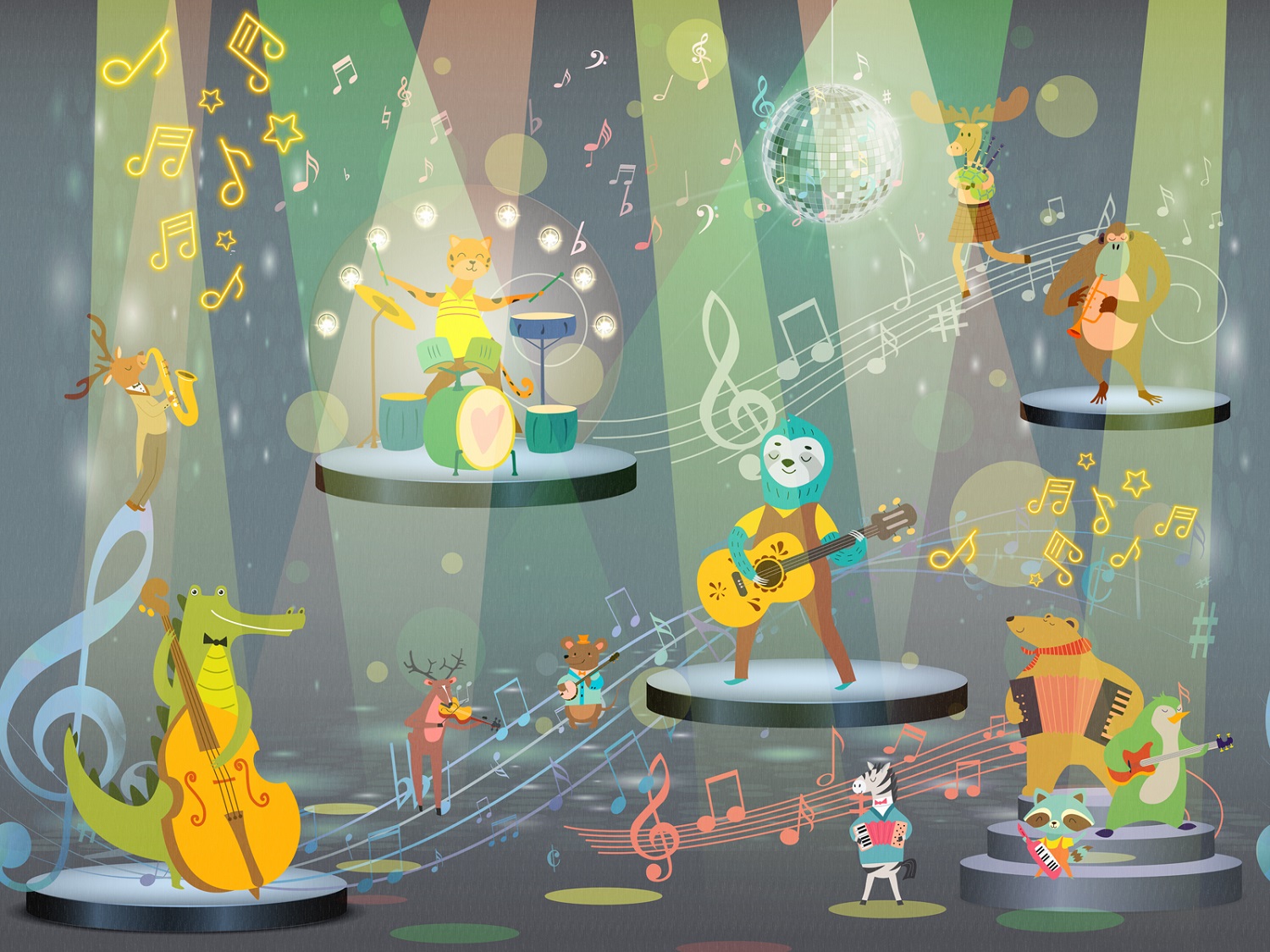 Панно Affresco Сказки ZK649-COL4 2x2,68 м