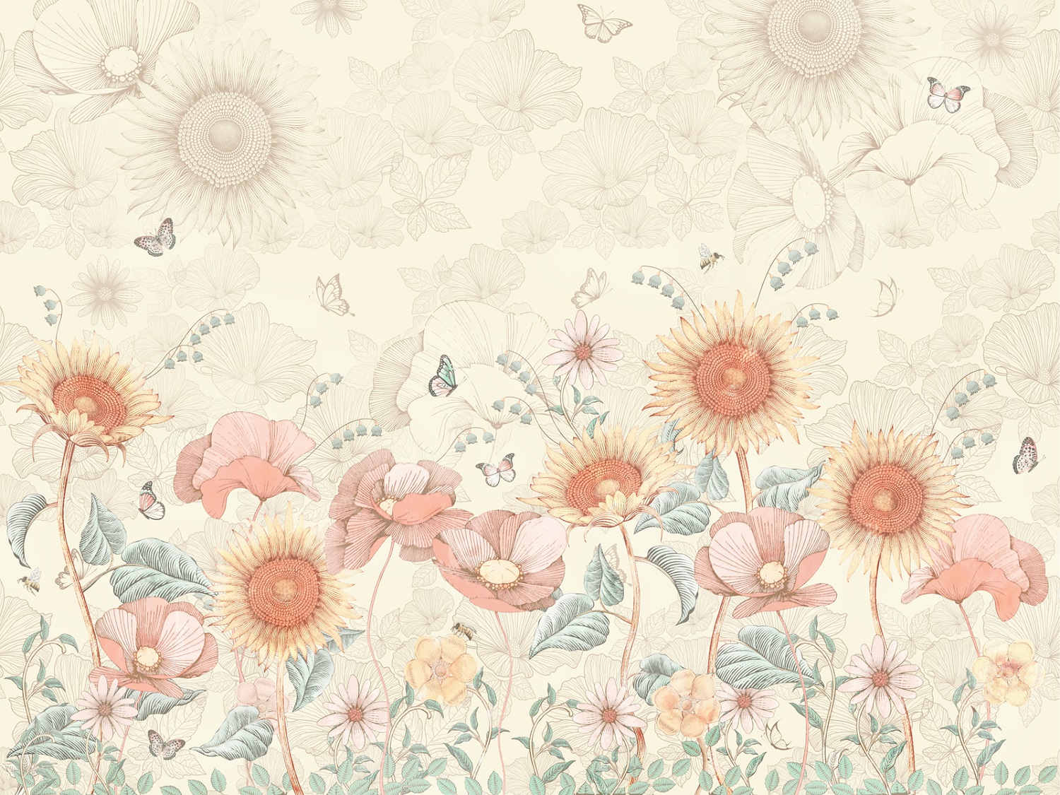 Панно Affresco Сказки DP667-COL1 2x2,68 м