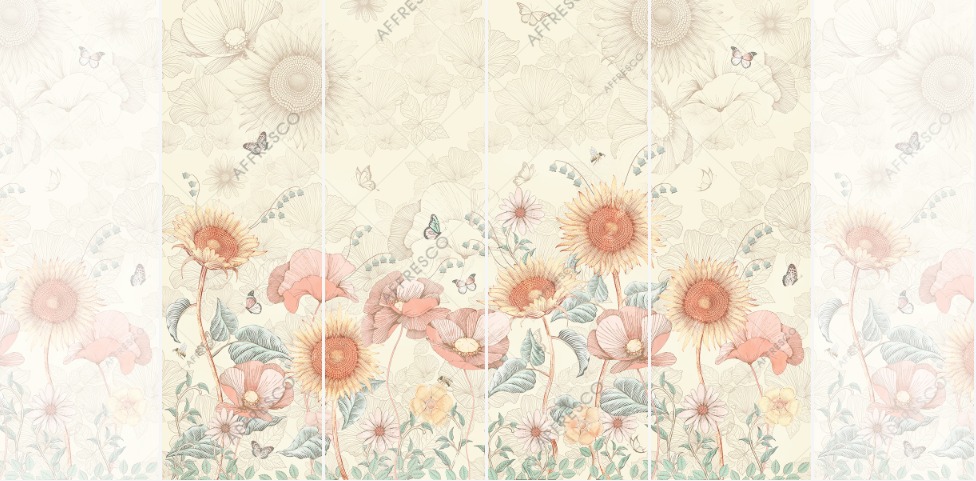 Панно Affresco Сказки DP667-COL1 2x2,68 м