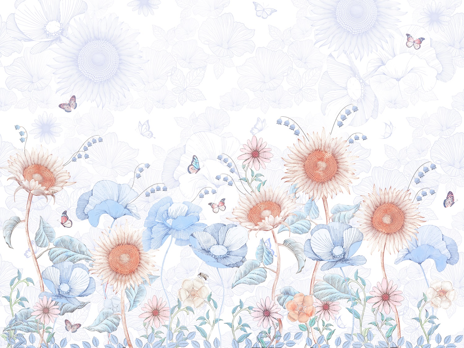 Панно Affresco Сказки DP667-COL2 2x2,68 м