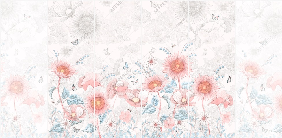 Панно Affresco Сказки DP667-COL3 2x2,68 м