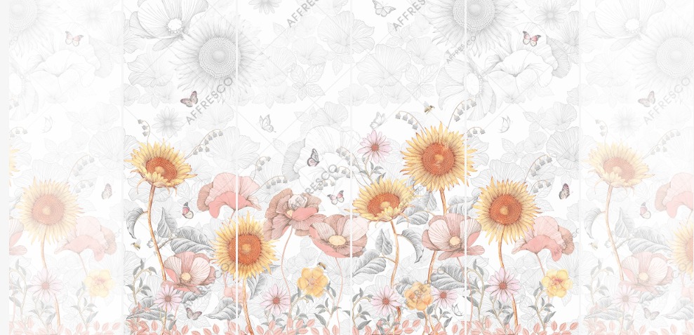 Панно Affresco Сказки DP667-COL4 2x2,68 м